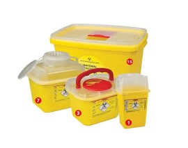 Caixa Coletora (Rígida) Perfuro Cortante - 1 Litro - LL